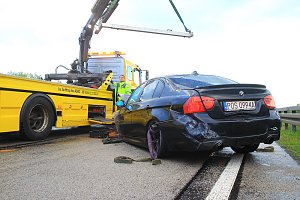 Unfall nach Verfolgungsjagd