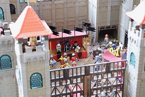 Playmobil-Ausstellung in Bleicherode kurz vor der Er&ouml;ffnung