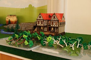 Playmobil-Ausstellung in Bleicherode kurz vor der Er&ouml;ffnung