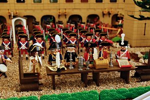 Playmobil-Ausstellung in Bleicherode kurz vor der Er&ouml;ffnung