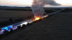 Schwerer Unfall auf der A 38