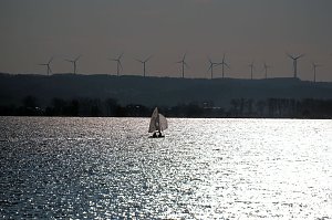Abends am Stausee