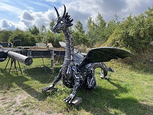 Drachen-Alarm am Sundh&auml;user Kiesteich