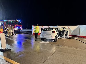 Unfall letzte Nacht auf der A 38