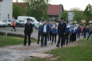 Maibaum gesetzt