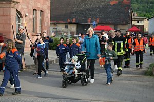 Maibaum gesetzt