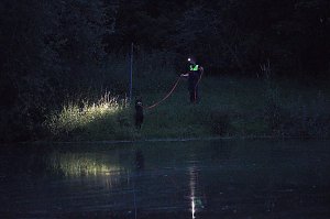 Suchaktion am Gro&szlig;enehricher Stau