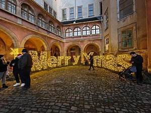 Peter unterwegs auf der Schlossweihnacht in Sondershausen