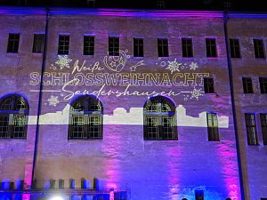 Peter unterwegs auf der Schlossweihnacht in Sondershausen