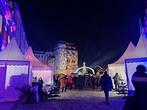 Peter unterwegs auf der Schlossweihnacht in Sondershausen