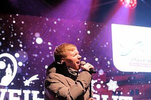 Peter unterwegs auf der Schlossweihnacht in Sondershausen