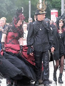 Peter Blei beim "WGT" in Leipzig