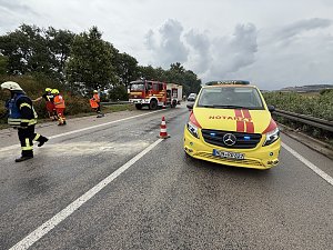 Unfall auf der Autobahn