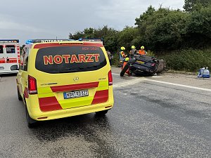Unfall auf der Autobahn