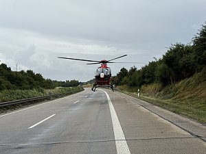 Unfall auf der Autobahn