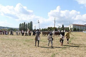 Nachstellung der Bauernschlacht bei Bad Frankenhausen