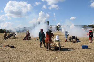 Nachstellung der Bauernschlacht bei Bad Frankenhausen