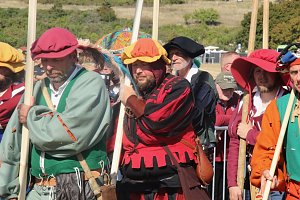 Nachstellung der Bauernschlacht bei Bad Frankenhausen