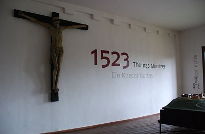 Thomas M&uuml;ntzer geh&ouml;rt zu den bedeutsamsten Pers&ouml;nlichkeiten des 16. Jahrhunderts. Seiner gedenkt eine Ausstellung im Schloss Allstedt, welches auch in das Reformationsjubil&auml;um 2017 einbezogen sein wird. (Foto: Jochen Miche)