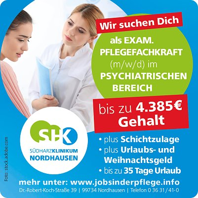 S&uuml;dharz Klinikum Nordhausen (Foto: SHK)