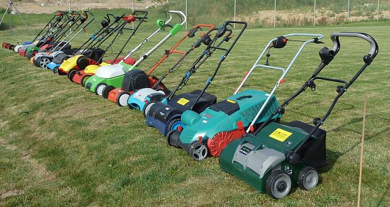 Aufgereiht zum Test (Foto: Stiftung Warentest)