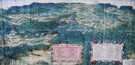 Historische Karte (Foto: Moser)