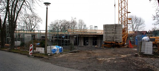 Der Ersatzneubau der Hettstedter Kindertagesst&auml;tte "Delta" musste nie gestoppt werden. (Foto: Jochen Miche)