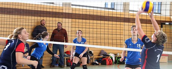 Zuspiel Heidrun Bayer.  (Foto: Dirk Ecke)