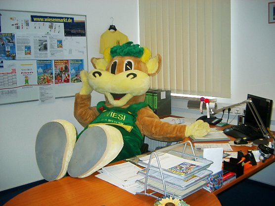 Wiesi ruht sich aus (Foto: Wiesenmarkt)