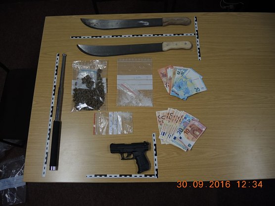 Das Ergebnis der Durchsuchung  (Foto: Polizei)