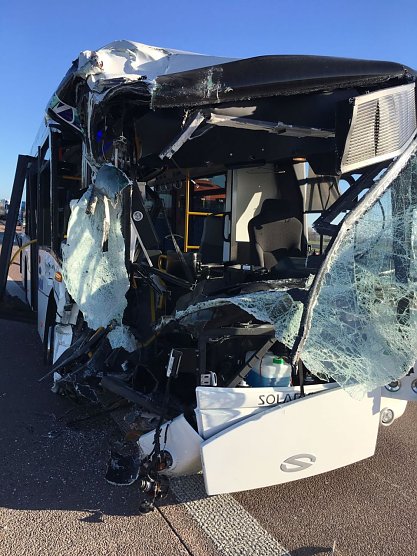 Foto vom Unfall A 9 (Foto: Polizei)