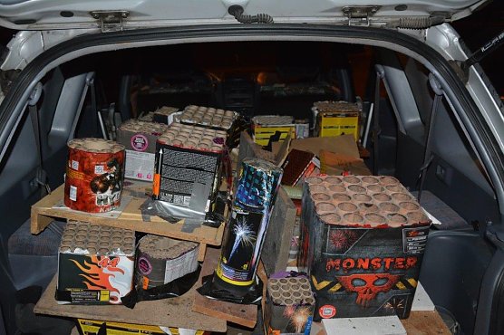 Gefundene B&ouml;ller (Foto: Polizeidirektion Sachsen-Anhalt S&uuml;d)