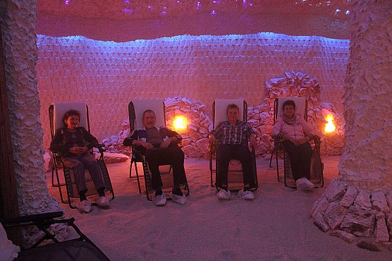 Das Besondere an der Salzgrotte (Foto: Karl-Heinz Herrmann) Das Besondere an der Salzgrotte (Foto: Karl-Heinz Herrmann)