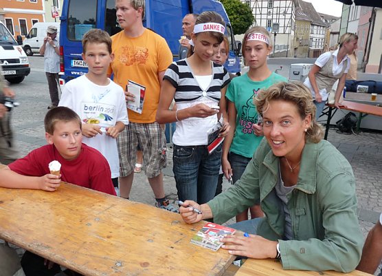 Athletenvorstellung Sparkassenmeeting (Foto: Karl-Heinz Herrmann)