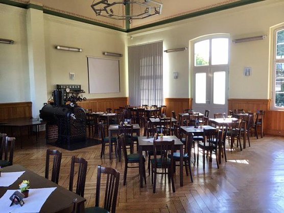 Historischer Wartesaal Bahnhof Klostermansfeld (Foto: Mansfelder Bergwersbahn)