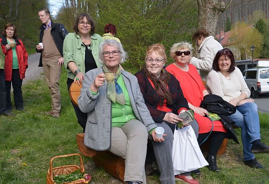 Einweihung Gedankenbank (Foto: Biosph&auml;renreservat, Heinz Noack)