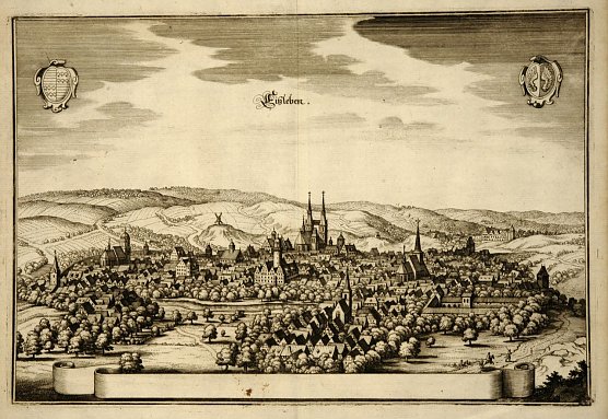 Eisleben um 1650 (Foto: Repro)