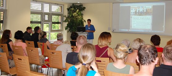 Patientinformation in Hettstedt (Foto: Dagmar Mansfeldt)