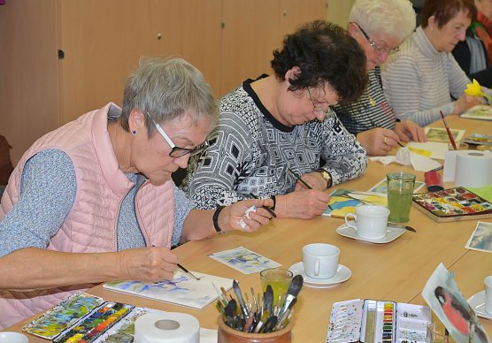Malkurs im Biosph&auml;renreservat (Foto: Heinz Noack)