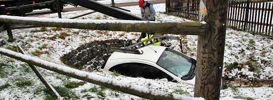 Im Graben gelandet (Foto: privat)