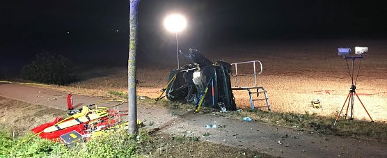 Schwerer Unfall bei Annarode (Foto: Polizei)