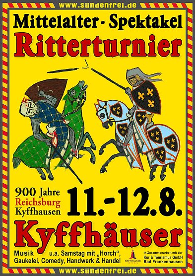 Mittelalterspektakel auf Kyffhäuser (Foto: Stadtmarketing Bad Frankenhausen) Mittelalterspektakel auf Kyffhäuser (Foto: Stadtmarketing Bad Frankenhausen)