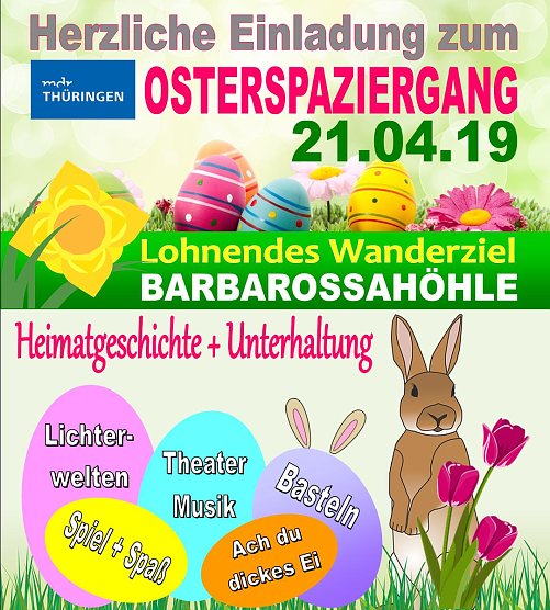 Lohnendes Wanderziel Barbarossah&ouml;hle (Foto: Barbarossah&ouml;hle)