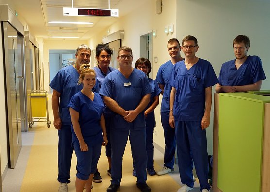 Das Team der ITS (Foto: Sebastian Krziwanie - Helios Klinik Lutherstadt Eisleben)
