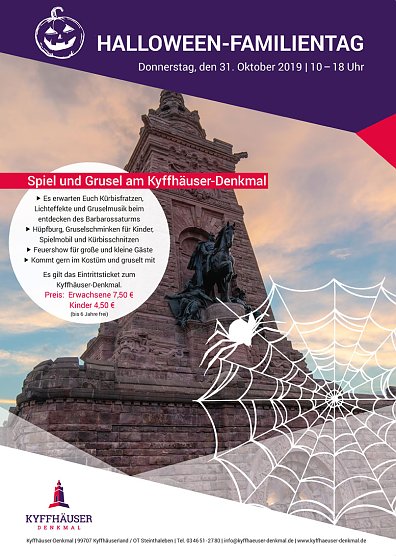 Halloween-Familientag am Kyffh&auml;user-Denkmal (Foto: Stadtmarketing Bad Frankenhausen)