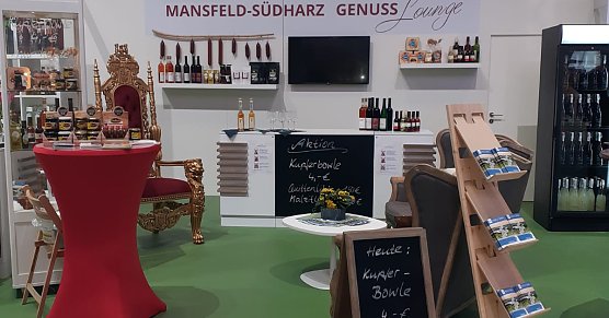 Stand bei der Gr&uuml;nen Woche  (Foto: Mansfeld-S&uuml;dharz )
