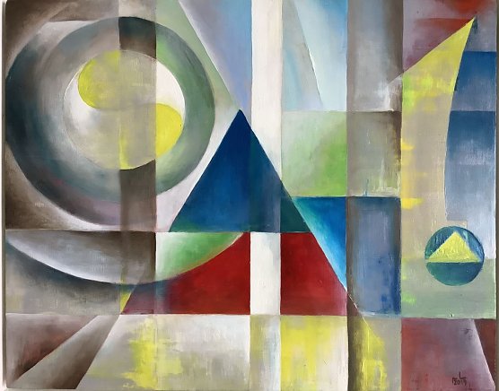 o.T Malerei von 2019, Öl auf Leinwand (Foto: Ralf Behrend) o.T Malerei von 2019, Öl auf Leinwand (Foto: Ralf Behrend)