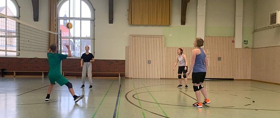 Volleyballtraining in Hettstedt (Foto: Mario Brettschneider)