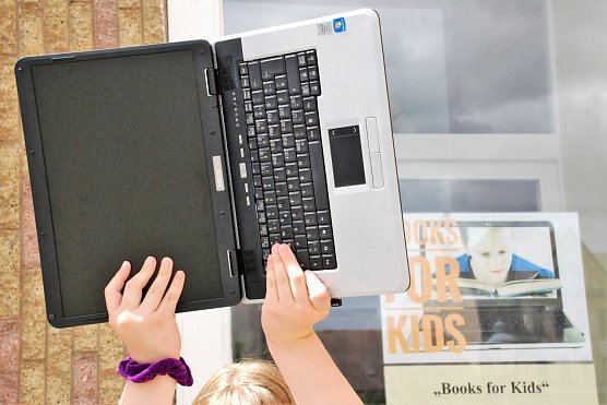 Gespendetes Notebook  (Foto: Jochen Miche )