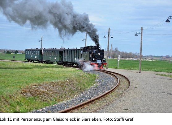 Lok 11 (Foto: Mansfelder Bergwerksbahn) Lok 11 (Foto: Mansfelder Bergwerksbahn)